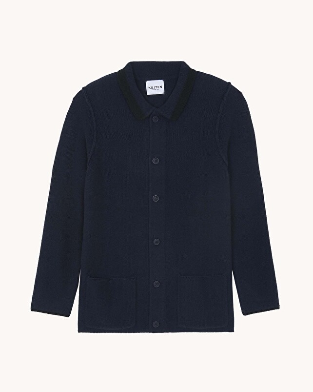 Kujten Veste Dino Veste Cachemire Homme Jersey Envers 8 Fils