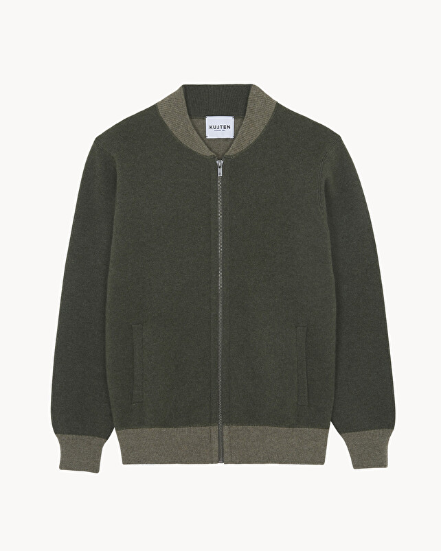 kujten Veste fredo Veste Teddy Cachemire Zippée 2 fils