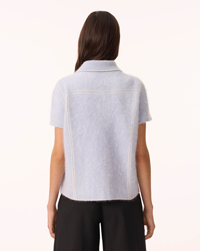 Kujten Veste Jessinda Fluffy Veste Cachemire Femme 4 Fils