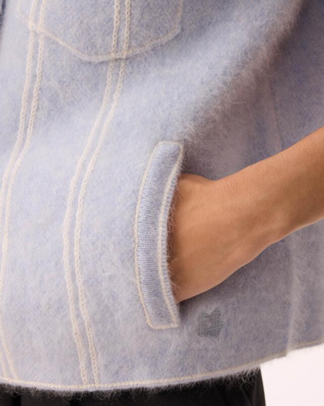 Kujten Veste Jessinda Fluffy Veste Cachemire Femme 4 Fils