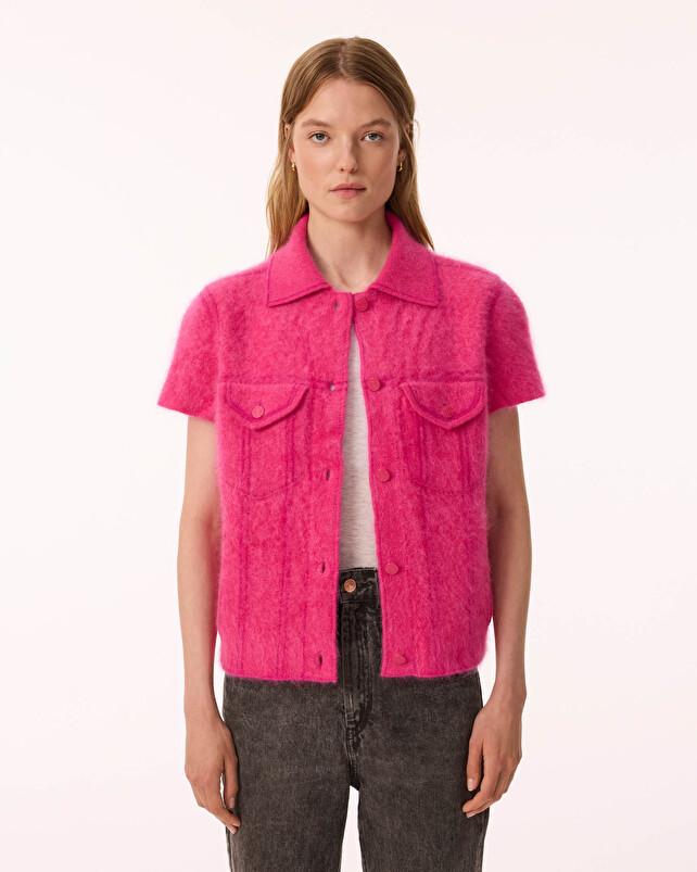 Kujten Veste Jessinda Fluffy Veste Cachemire Femme 4 Fils