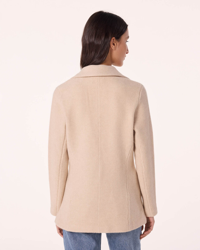 Kujten Veste Mag Veste Blazer Ajustée Cachemire 2 Fils