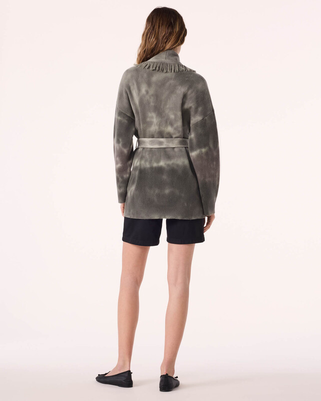 Kujten Veste Miko Bleach Dye Veste Cachemire Bleach