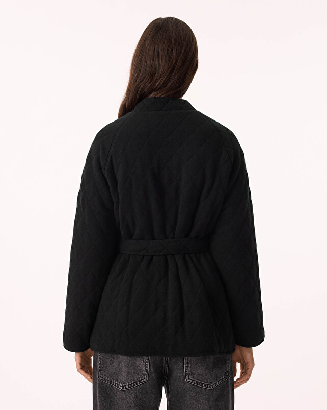 Kujten Veste Totoro Veste Longue Cachemire Matelassé 2 Fils