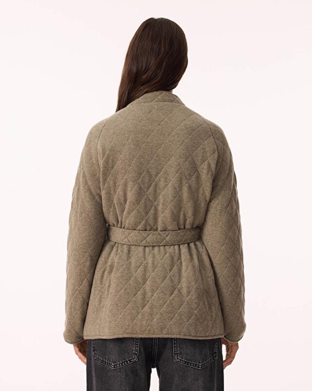 Kujten Veste Totoro Veste Longue Cachemire Matelassé 2 Fils