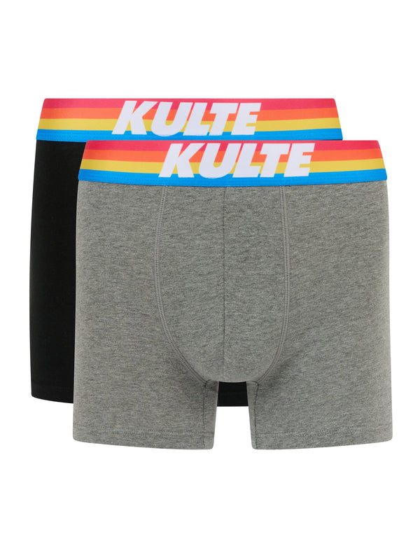 kulte BOXER RAINBOW NOIR/GRIS