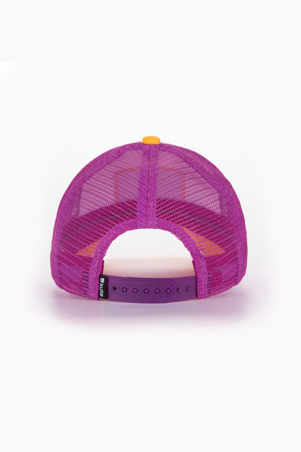 Kulte CASQUETTE MOTIF KASKADE MAUVE