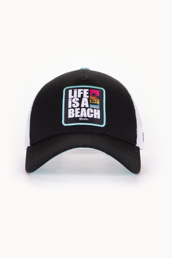 Kulte CASQUETTE MOTIF LIFE 2 NOIR