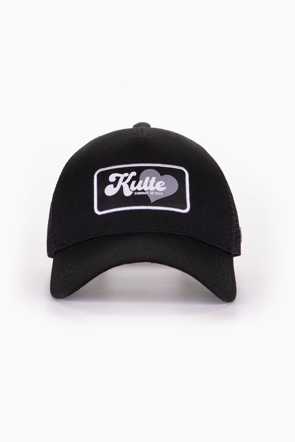 Kulte CASQUETTE MOTIF LOVE NOIR