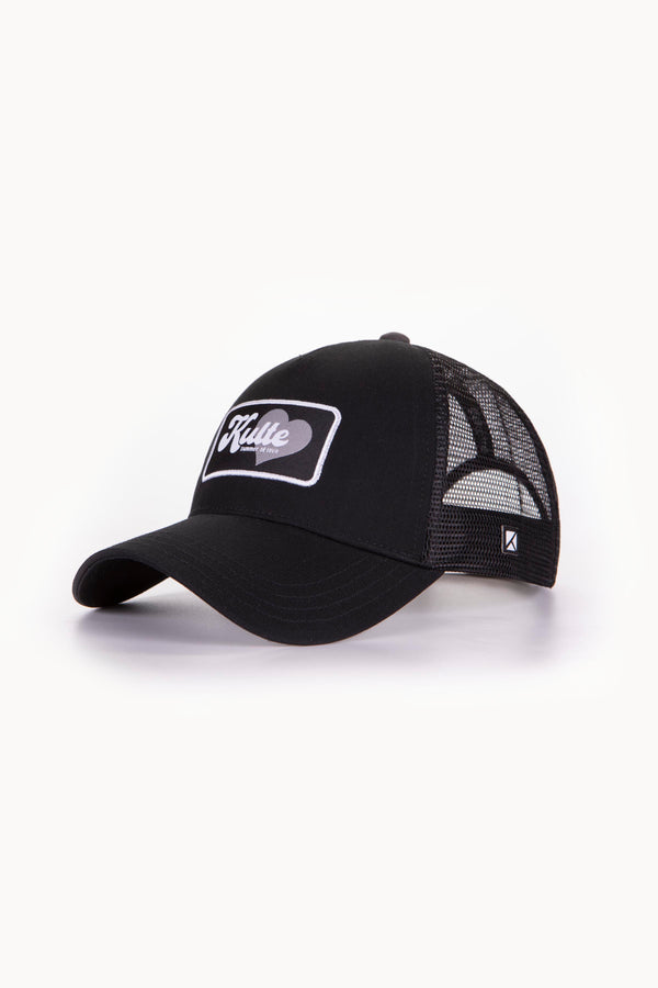 kulte CASQUETTE MOTIF LOVE NOIR