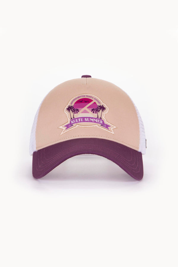 Kulte CASQUETTE MOTIF SQUARE PÊCHE