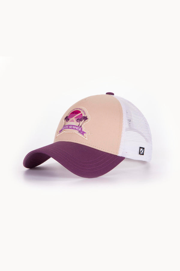 kulte CASQUETTE MOTIF SQUARE PÊCHE