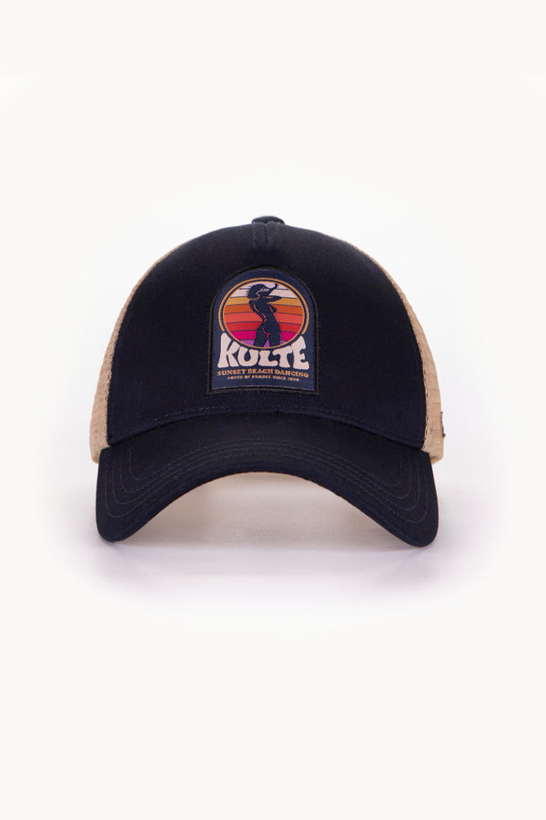 Kulte CASQUETTE MOTIF TOPLESS 2 BLEU MARINE