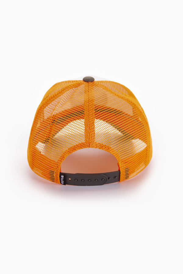 Kulte CASQUETTE MOTIF TOPLESS KAKI / ORANGE