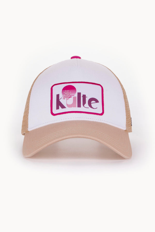 Kulte CASQUETTE MOTIF TYPO SUN ROSE