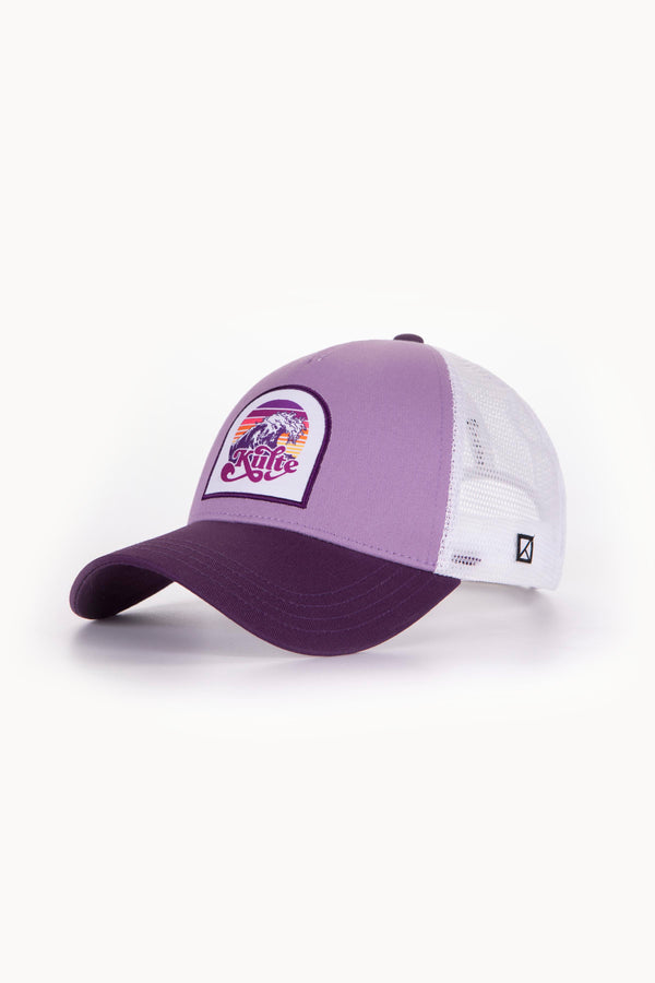 kulte CASQUETTE MOTIF WAVE 2 LAVANDE