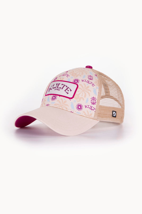kulte CASQUETTE PRINT COCO ROSE