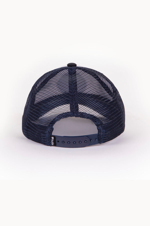 Kulte CASQUETTE SCRATCH BLEU MARINE BLANCHE