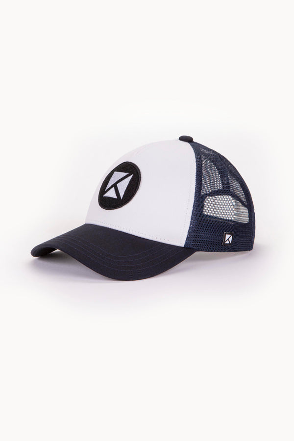 kulte CASQUETTE SCRATCH BLEU MARINE BLANCHE