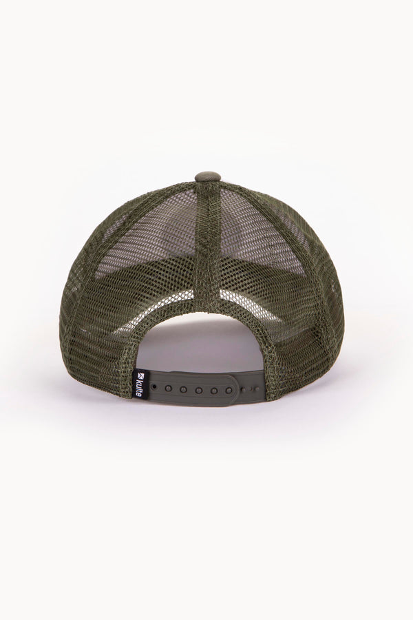 Kulte CASQUETTE SCRATCH KAKI BLANCHE