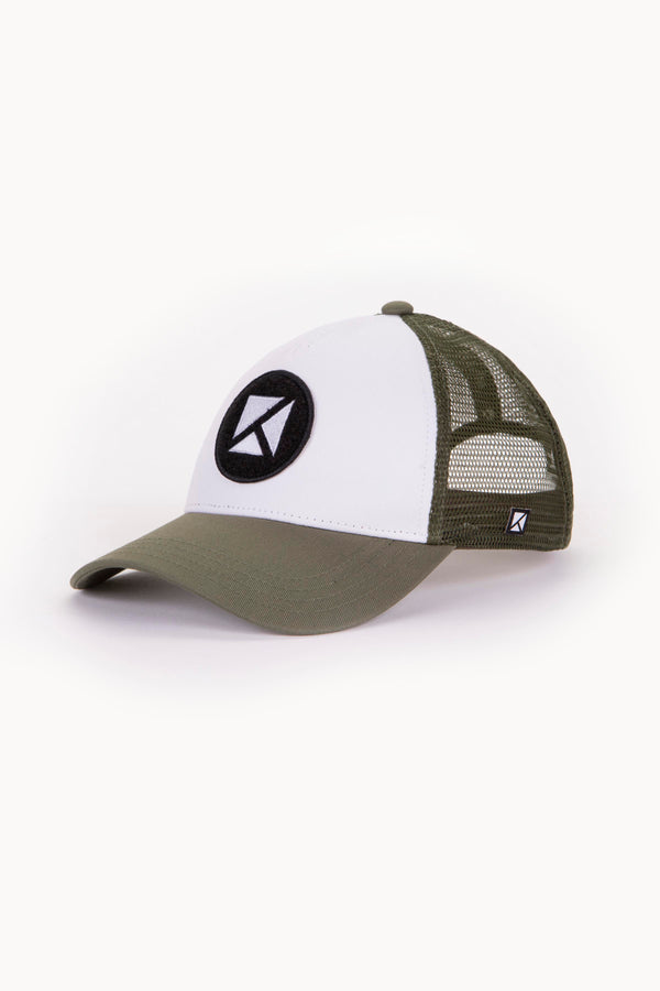 kulte CASQUETTE SCRATCH KAKI BLANCHE