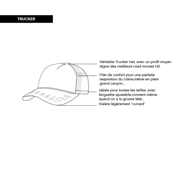 Kulte CASQUETTE SCRATCH NOIR BLANCHE