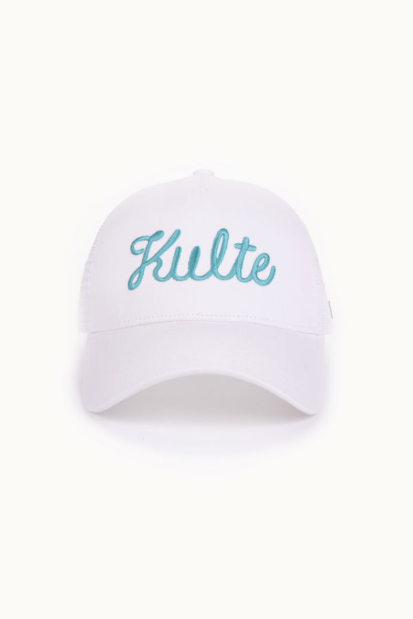 Kulte CASQUETTE SCRIPT BLANCHE