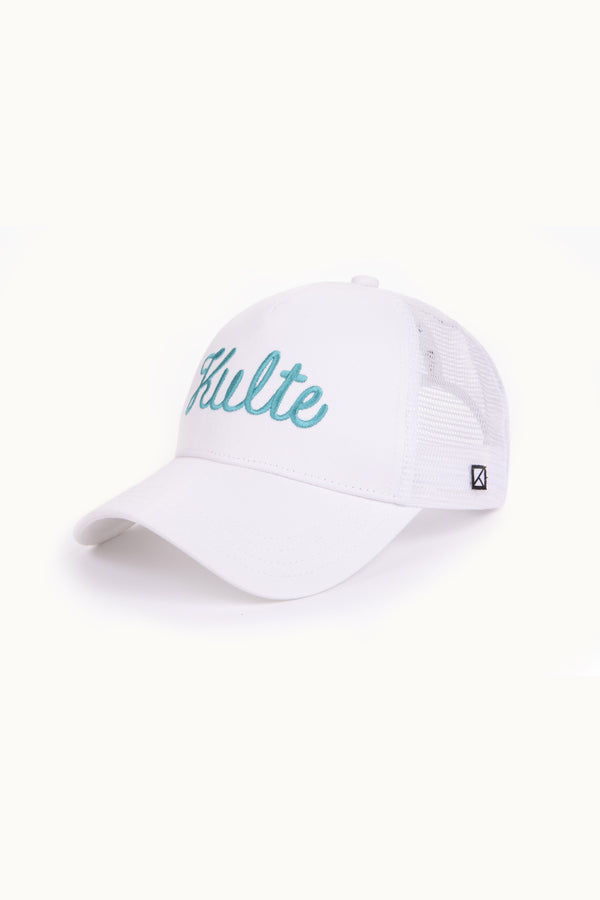 kulte CASQUETTE SCRIPT BLANCHE