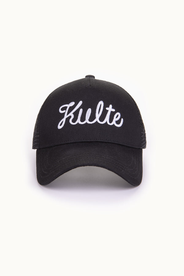 Kulte CASQUETTE SCRIPT NOIR