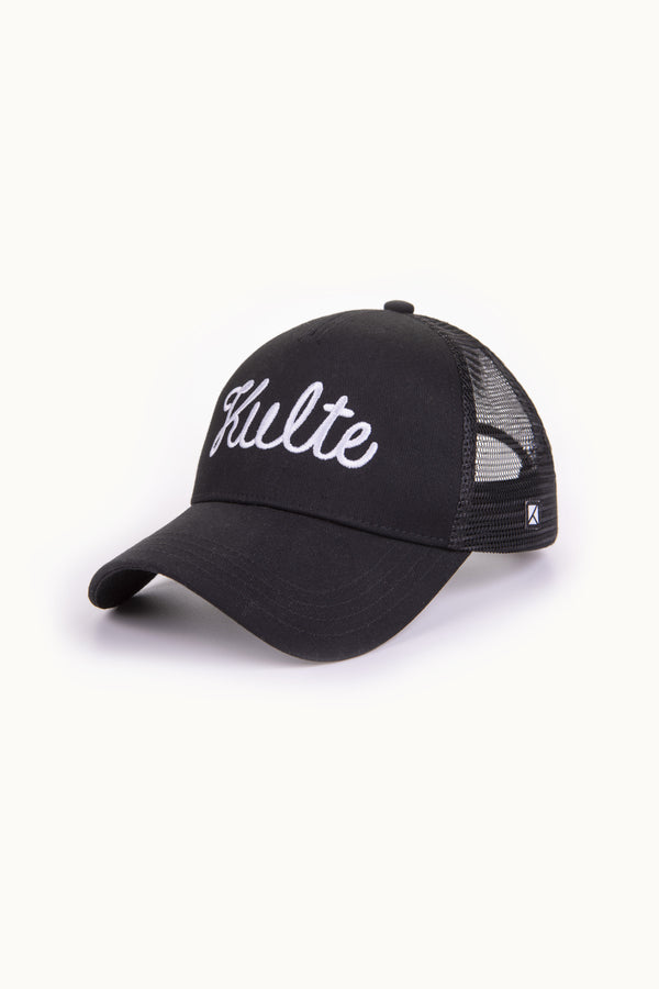 kulte CASQUETTE SCRIPT NOIR