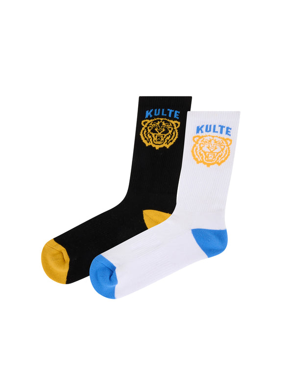 Kulte CHAUSSETTES TIGER NOIR/BLANC