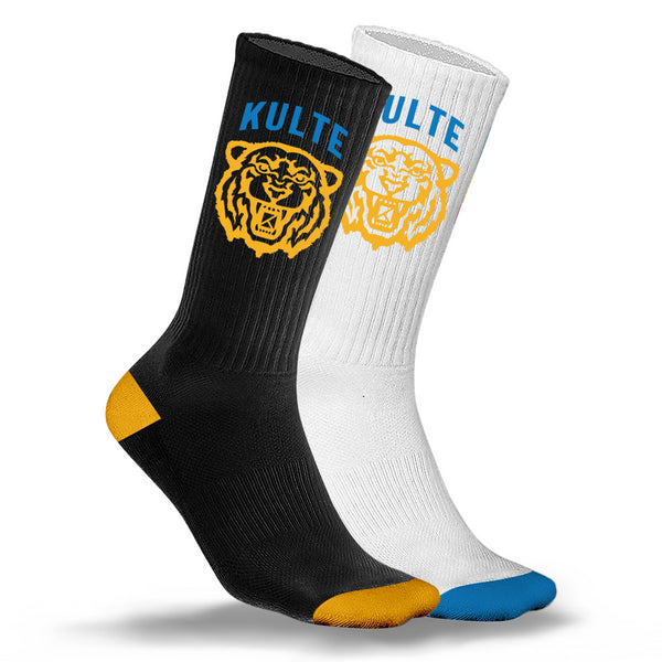 kulte CHAUSSETTES TIGER NOIR/BLANC