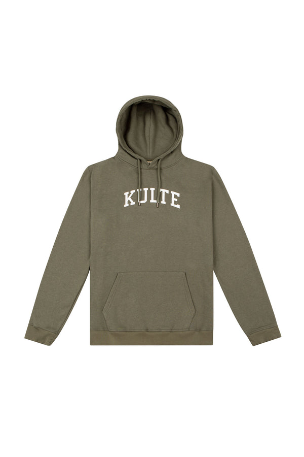 kulte HOODIE ATHLETIC KAKI