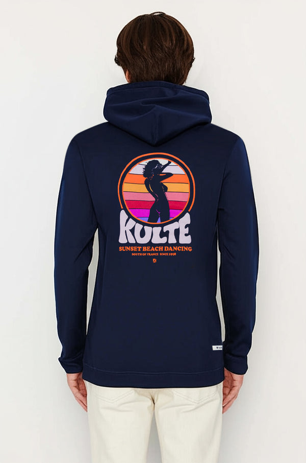 Kulte HOODIE TOPLESS 2 BLEU MARINE