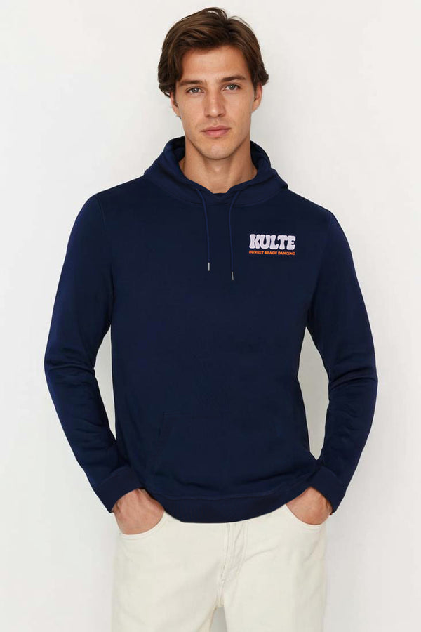 kulte HOODIE TOPLESS 2 BLEU MARINE
