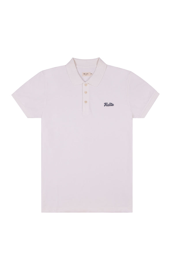 kulte POLO SCRIPT BLANC