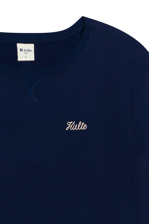 Kulte SWEAT SCRIPT BLEU MARINE