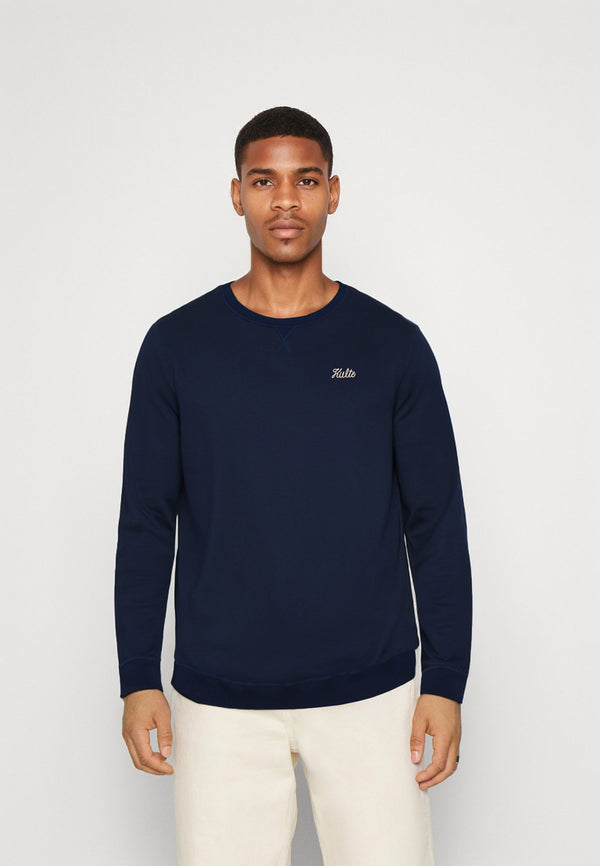 kulte SWEAT SCRIPT BLEU MARINE