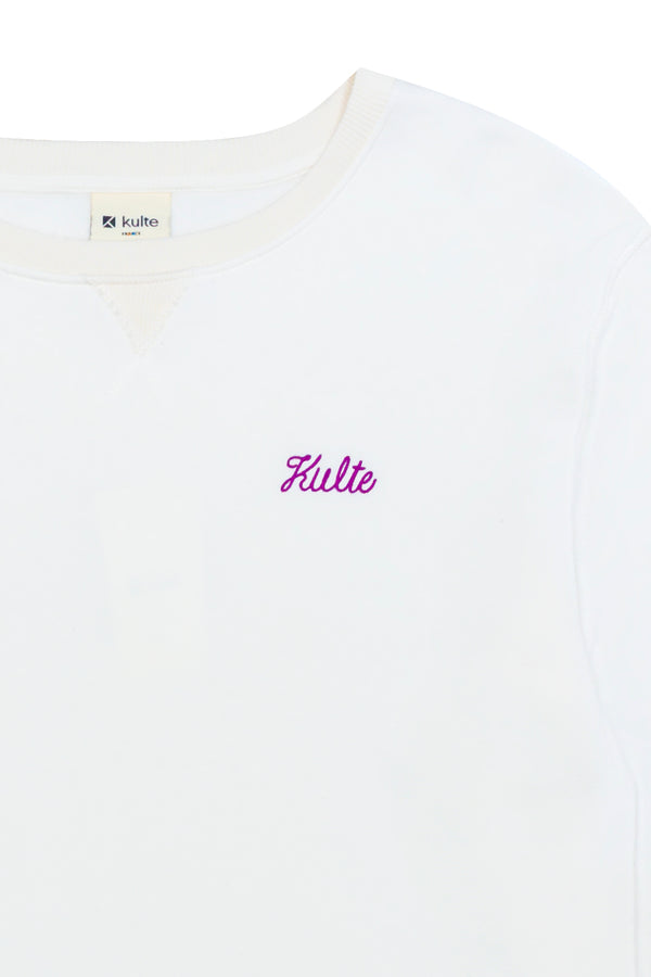 Kulte SWEAT SCRIPT OFF WHITE