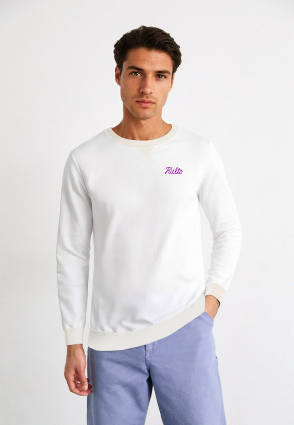 kulte SWEAT SCRIPT OFF WHITE kulte SWEAT SCRIPT OFF WHITE