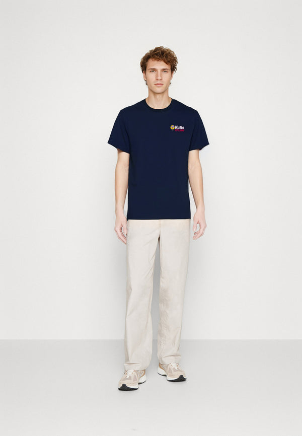 Kulte T-SHIRT FLAMINGO BLEU MARINE