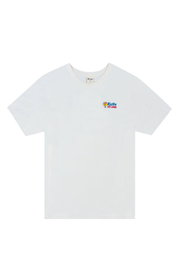 Kulte T-SHIRT FLAMINGO OFF WHITE