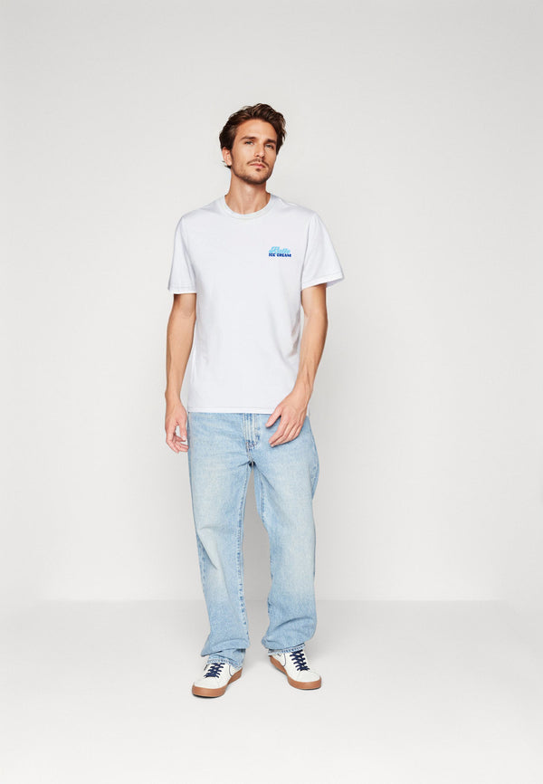 Kulte T-SHIRT ICE CREAM BLANC