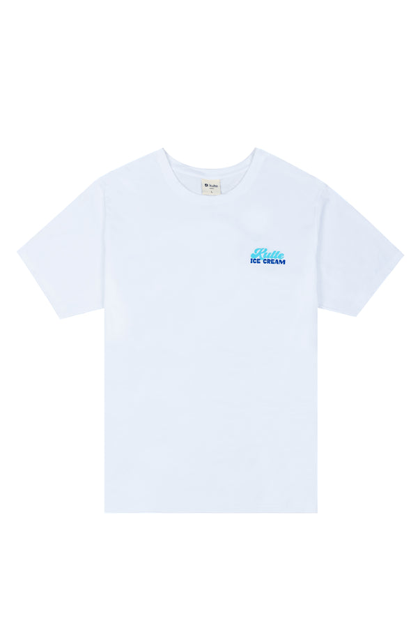 Kulte T-SHIRT ICE CREAM BLANC