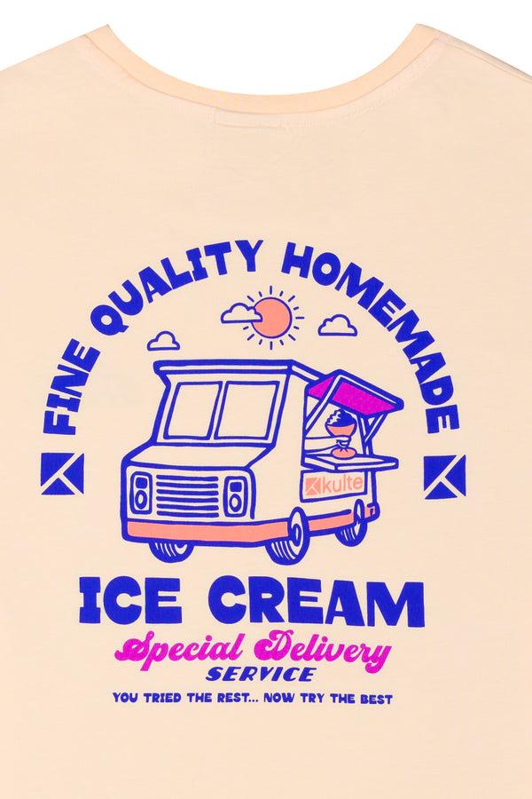Kulte T-SHIRT ICE CREAM PÊCHE