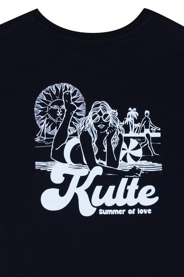 Kulte T-SHIRT LOVE NOIR