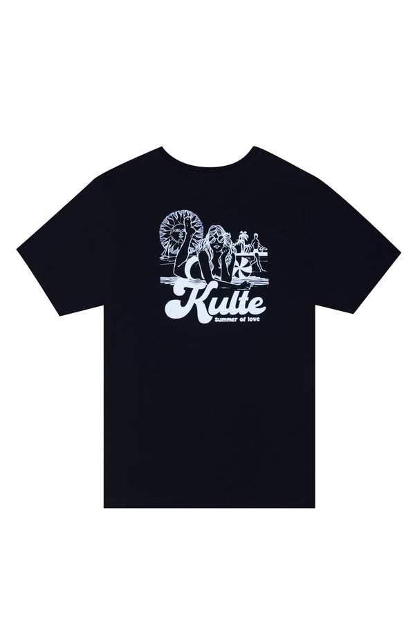 kulte T-SHIRT LOVE NOIR