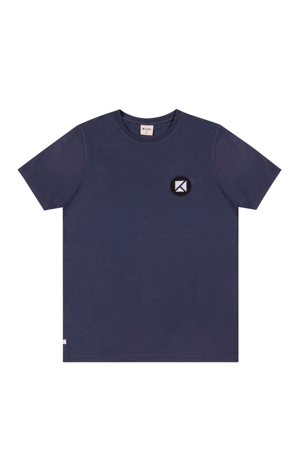 kulte T-SHIRT PATCH BLEU MARINE
