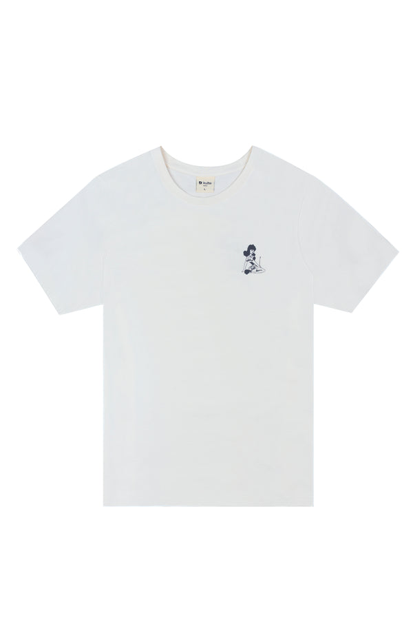 Kulte T-SHIRT PIN-UP OFF WHITE