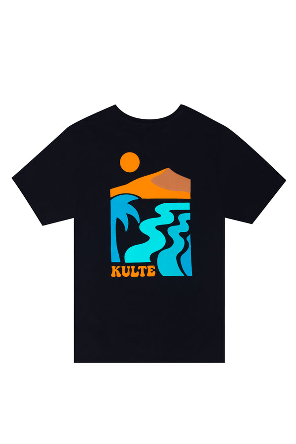 Kulte T-SHIRT PLAYA NOIR